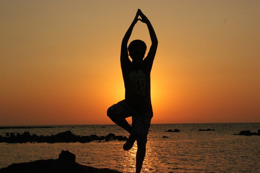 Yoga Lanzarote - Entspannung auf Lanzarote durch Yoga - Yoga, Sonnenuntergang, Meer, Strand, küste,.